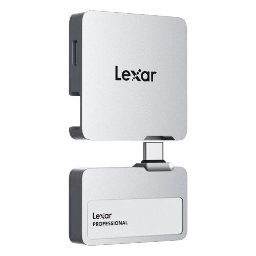 Lexar Professional Go Portable SSD with Hub - Silver - 2TB