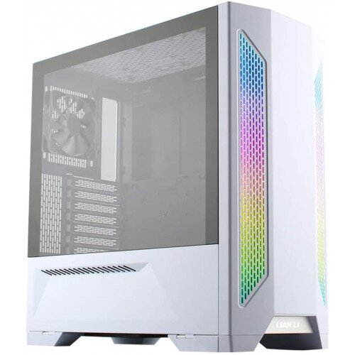 LIAN LI Lancool II Tempered Glass ATX Mid Tower Gaming Case - White