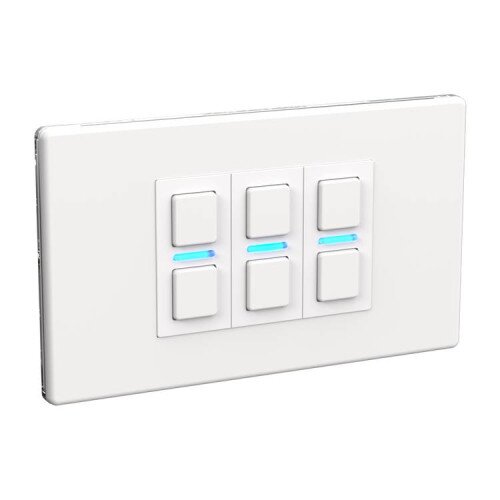Lightwave Smart Dimmer (3 Gang) Switch