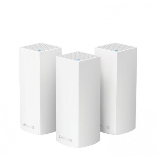 Linksys Velop Intelligent Mesh WiFi System Tri-Band - 3-Pack White (AC6600)