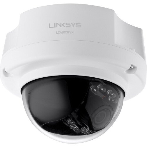 Linksys Indoor Dome Camera 1080p 3MP Night Vision for Business