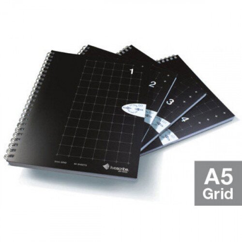 Livescribe A5 Grid Notebook, 4-Pack (#1-4)