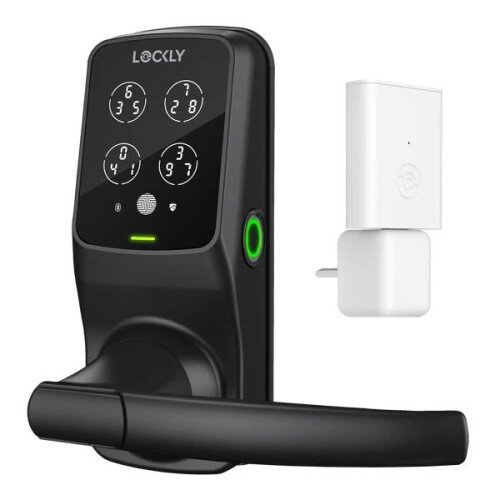 Lockly Wi-Fi Enabled Secure Pro Smart Lock - Matt Black - Latch - Standard Edition