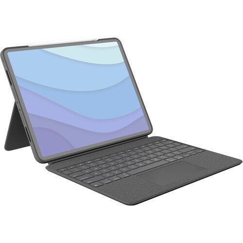 Logitech Combo Touch Backlit Keyboard Case with Trackpad for iPad Pro 11-inch (1st, 2nd, 3rd & 4th Gen) - Oxford Grey