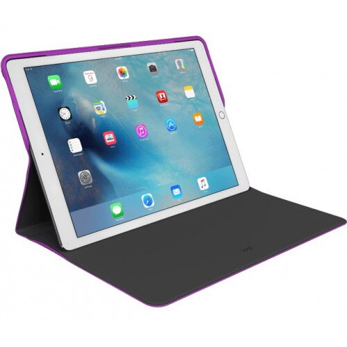 Logitech CREATE Protective Case with AnyAngle Stand for 12.9-Inch iPad Pro - Iris/Black