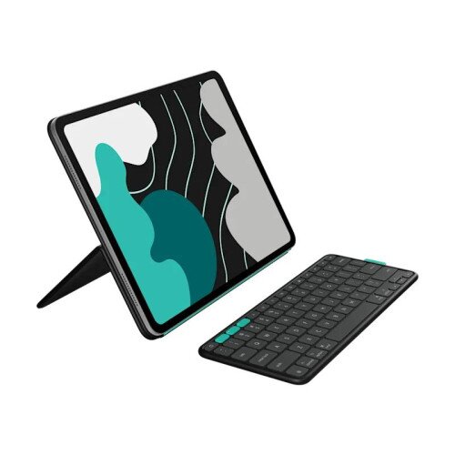 Logitech Flip Folio iPad Keyboard Case - iPad Pro 13-inch (M4 & M5), iPad Air 13-inch (M2 & M3) - Midnight Black
