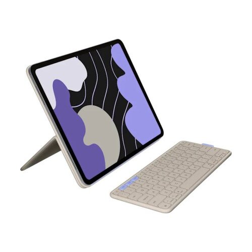 Logitech Flip Folio iPad Keyboard Case - iPad Pro 13-inch (M4 & M5), iPad Air 13-inch (M2 & M3) - Sand
