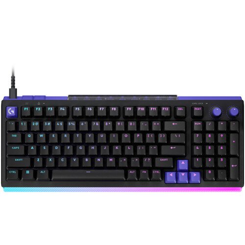 Logitech G G512 X 98 TMR Analog / Mechanical Gaming Keyboard - Tactile - Black