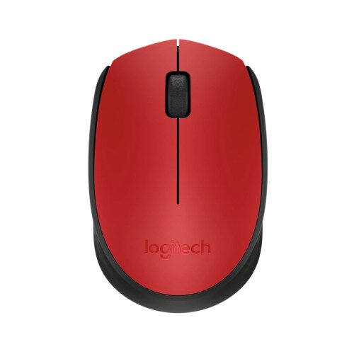 Logitech M170 Wireless Mouse - Red/Black