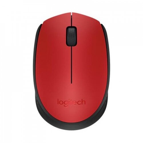 Logitech M171 Wireless Mouse - Red/Black