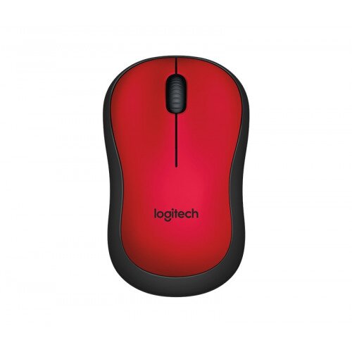 Logitech M221 Silent Wireless Mouse - Red