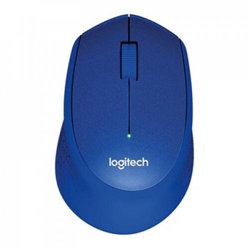 Logitech M331 Silent Plus Wireless Mouse - Blue