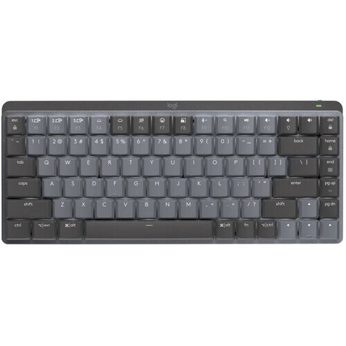 Logitech MX Mechanical Mini Wireless Minimalist Illuminated Performance Keyboard - Clicky