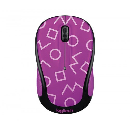 Logitech Party Collection M325c Wireless Mouse - Geo Purple