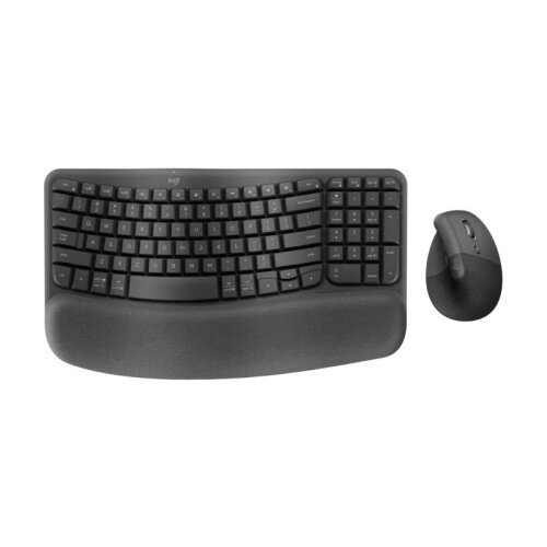 Logitech Wave Keys and Lift Wireless Keyboard / Mouse Combo - Graphite