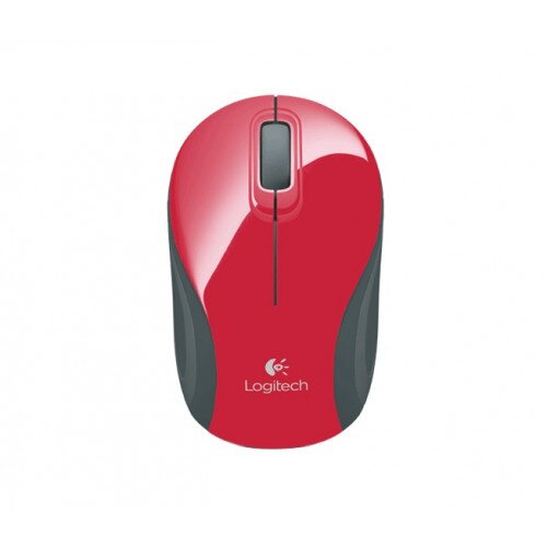 Logitech M187 Mini Wireless Mouse - Red