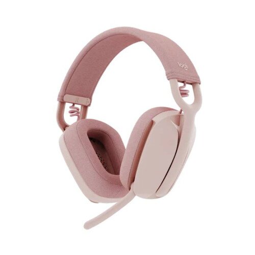 Logitech Zone Vibe 100 Wireless Over Ear Headphones - Rose