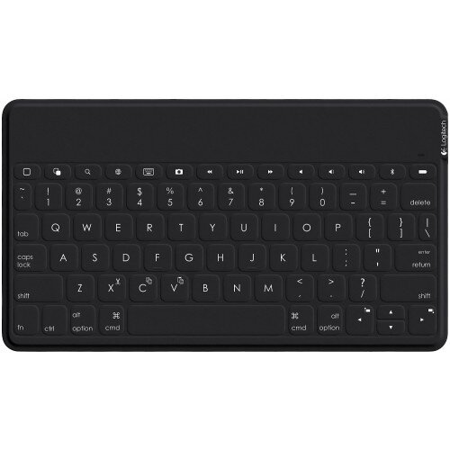Logitech Keys-To-Go Ultra-Portable, Stand-Alone keyboard - Android 4.1 & Windows 7 - Black