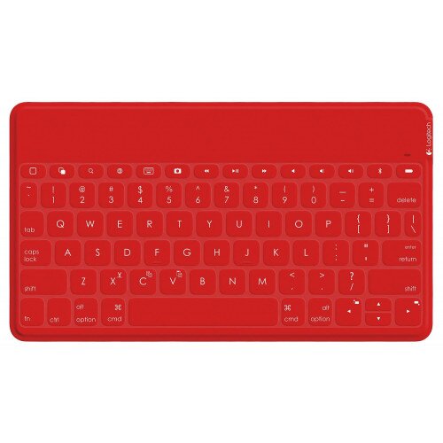 Logitech Keys-To-Go Ultra-Portable, Stand-Alone keyboard - iOS - Red