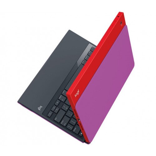 Logitech BLOK Protective Keyboard Case for iPad Air 2 - Red / Violet