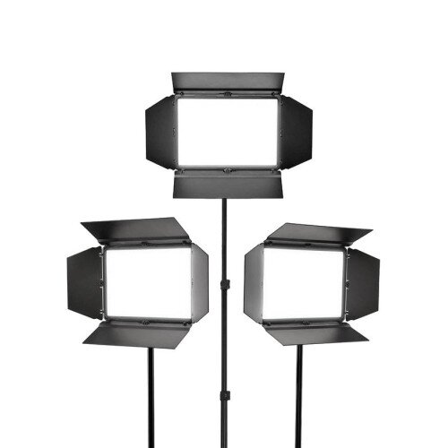 Lume Cube Studio Panel Lighting Kit Edge-Lit LED with Stand - 3-Pack Kit