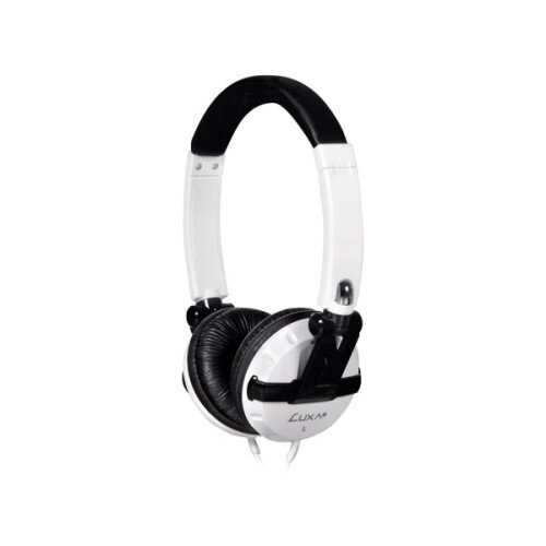 LUXA2 F1 Extra Bass Headphones - White