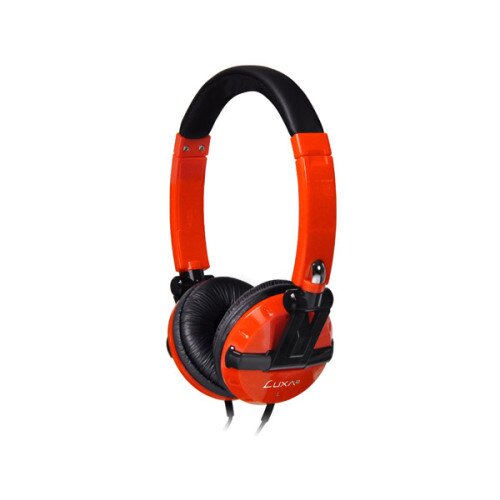 LUXA2 F1 Extra Bass Headphones - Red