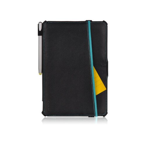 LUXA2 Urban iPad Mini Leather Folio Case - Black