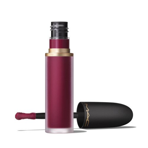 MAC Powder Kiss Lip + Cheek Mousse Liquid Lipstick - Burning Love
