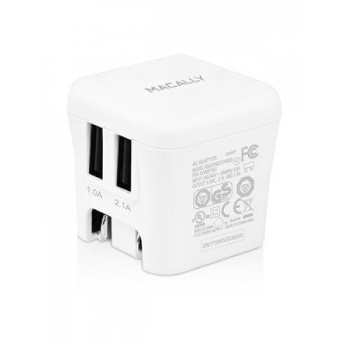 Macally 15 Watt Two USB Port Home Charger