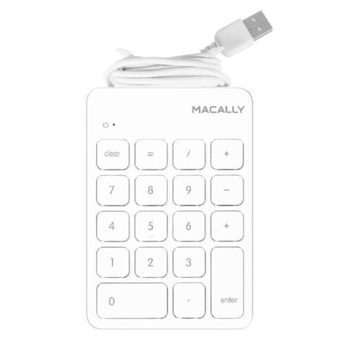 Macally Wired USB Number Pad for Laptop etc