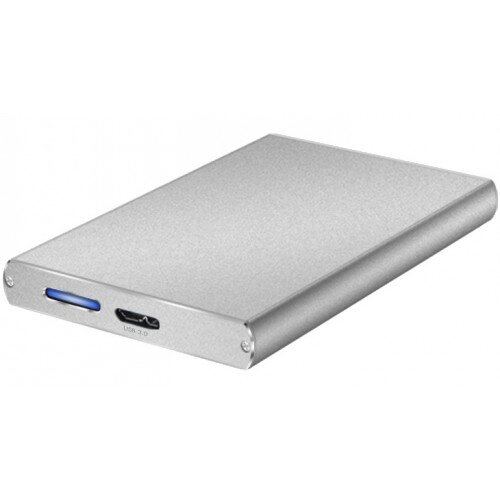 Macally Aluminum USB 3.0 External 2.5” SATA Hard Drive / SSD Enclosure for Mac / PC