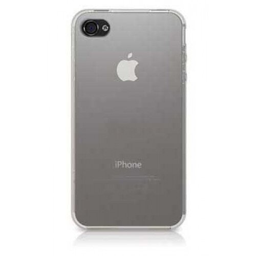 Macally Clear Flexible Protective Case for iPhone 4s/4