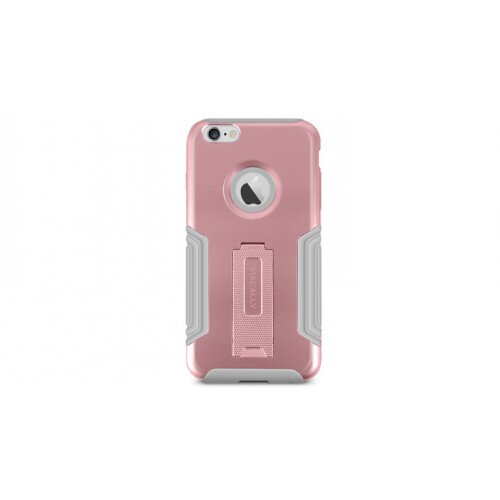 Macally Hardshell Case with Stand for iPhone 6/6s Plus - Rose Gold