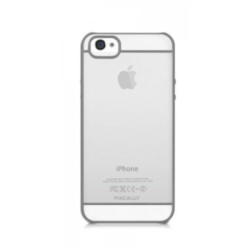 Macally Hardshell Clear Case with Soft Edges for iPhone SE/5s/5c/5