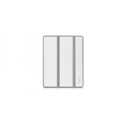 Macally Hardshell Flexible Case for iPad 2nd-4th Generation - White/Gray