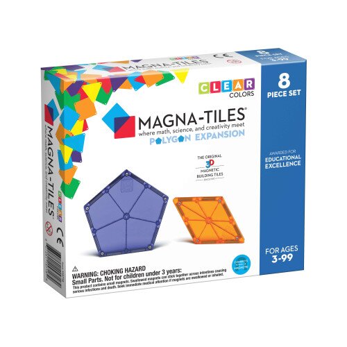 Magna Tiles Polygons 8-Piece Expansion Set