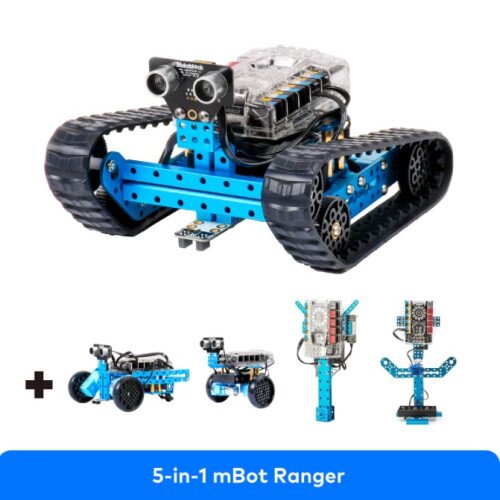 Makeblock mBot Ranger 3-in-1 Programmable Building Robotic Kit Toys - Variety Gizmos Add-on Pack