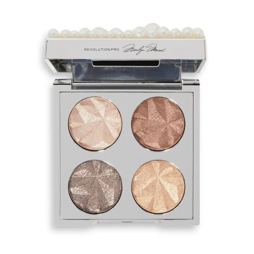 Makeup Revolution Pro X Marilyn Shadow Quad White Pearl