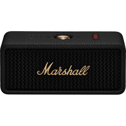 Marshall Emberton III Portable Bluetooth Speaker - Black and Brass