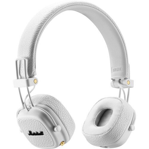 Marshall Major III Bluetooth On-Ear Wireless Headphones - White