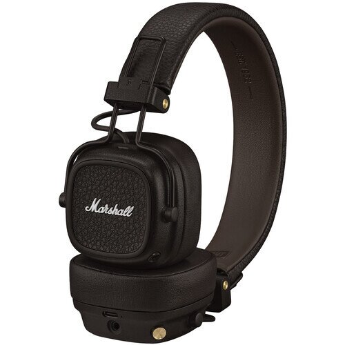 Marshall Major V On-Ear Wireless Headphones - Brown