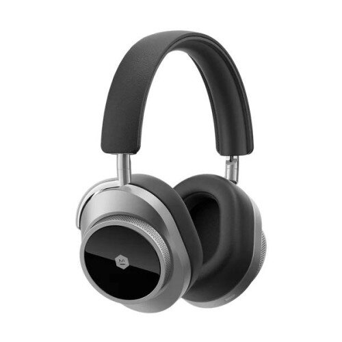 Master & Dynamic MW75 Active Noise-Cancelling Wireless Headphones - Silver Metal / Black Leather