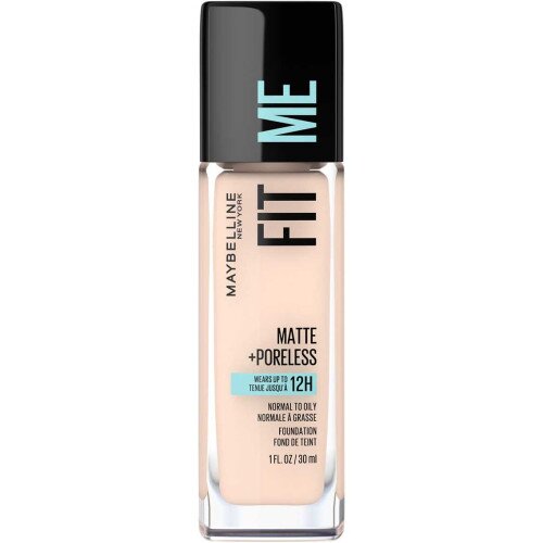 Maybelline Fit Me Matte + Poreless Foundation Makeup - 102 Fair Porcelain