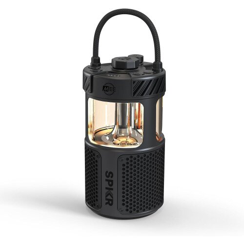 MEE audio lightSPKR Bluetooth Wireless Speaker with Camping Lantern - Midnight Black