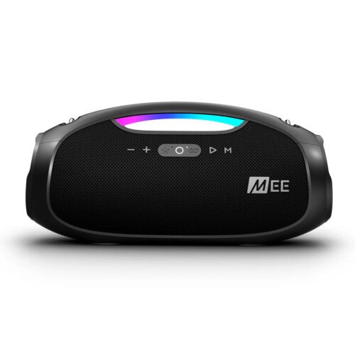 MEE audio partySPKR XL Bluetooth Wireless Speaker With Dynamic LED Lighting - Black