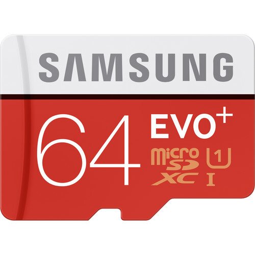 Samsung MicroSDXC EVO+ Memory Card w/ Adapter - 64GB