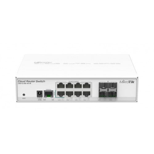 MikroTik CRS112-8G-4S-IN Cloud Router Switch