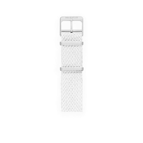 Misfit 20mm Smartwatch Strap - White NATO Nylon Strap