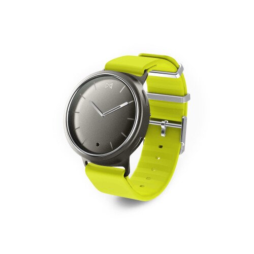 Misfit Phase Smartwatch - Graphite and Lime Sport Strap